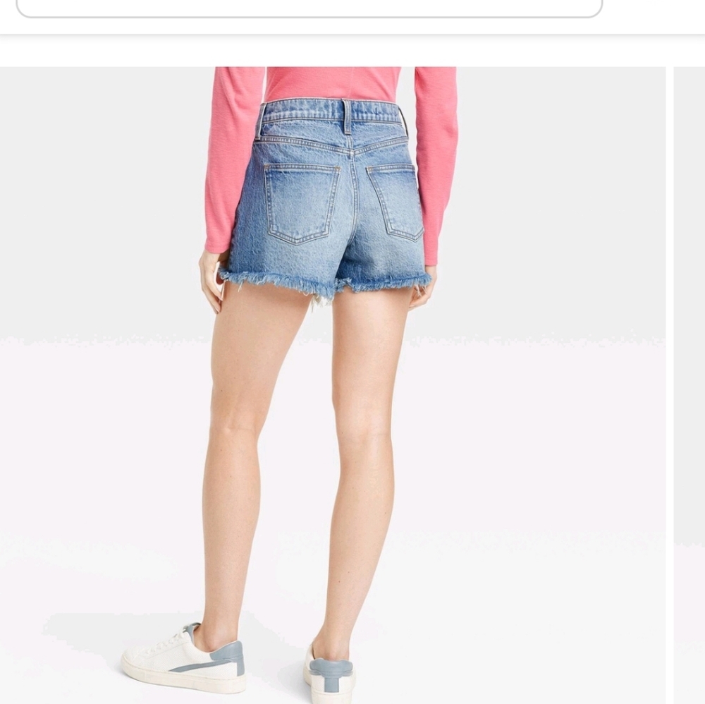 Iniversal Thread,EUC, Vintage Midi Jean Shorts, Size 6 - Picture 2 of 12